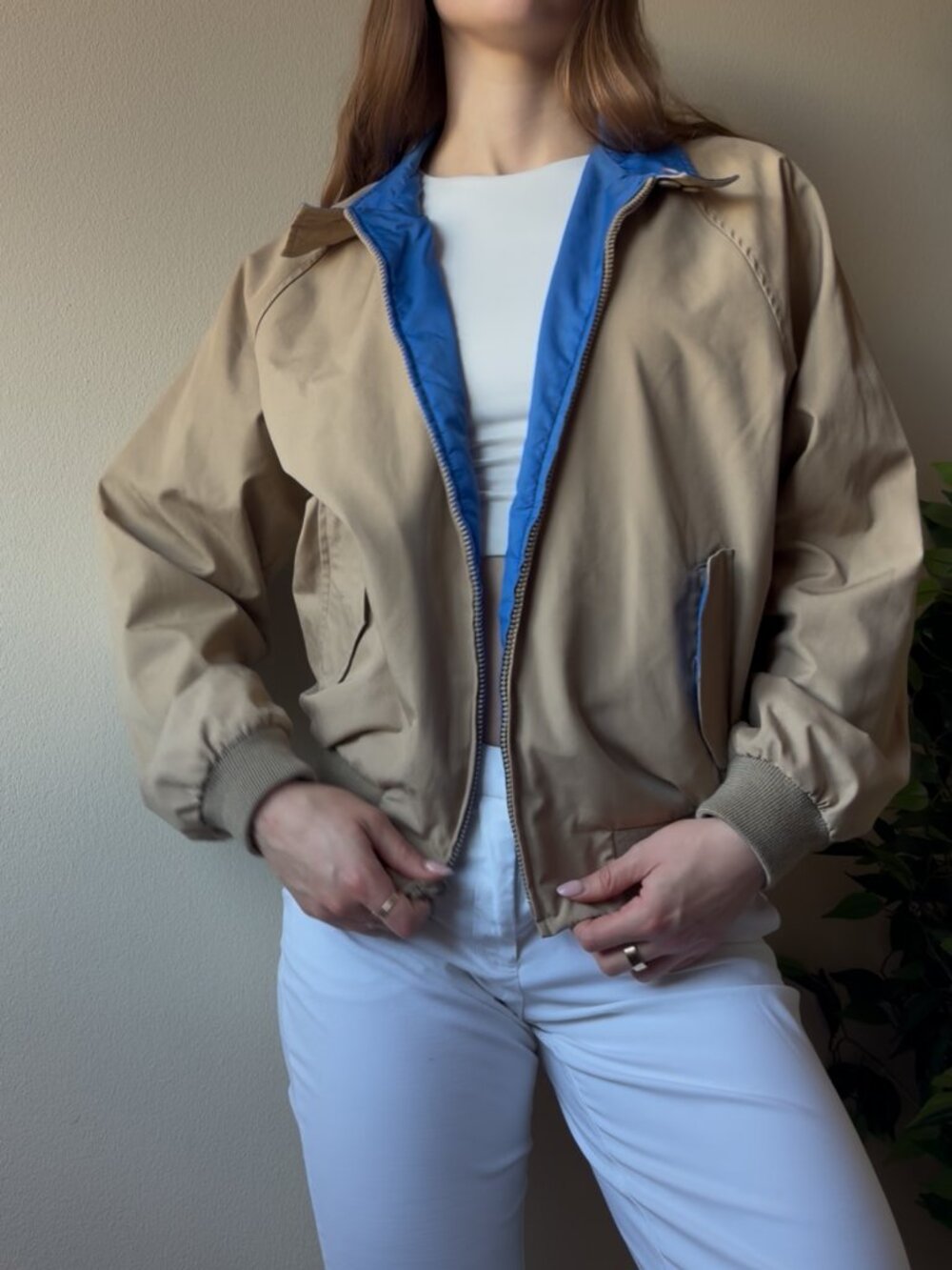 1950s Vintage Reversible Bomber Jacket Made in Korea